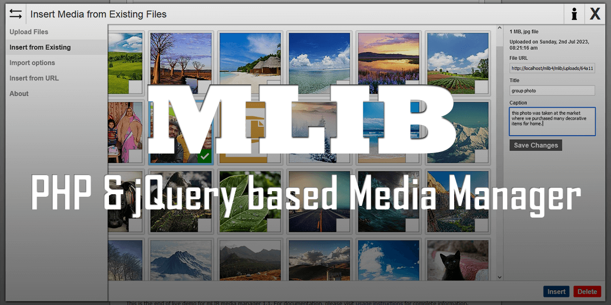 mLIB Media Manager
